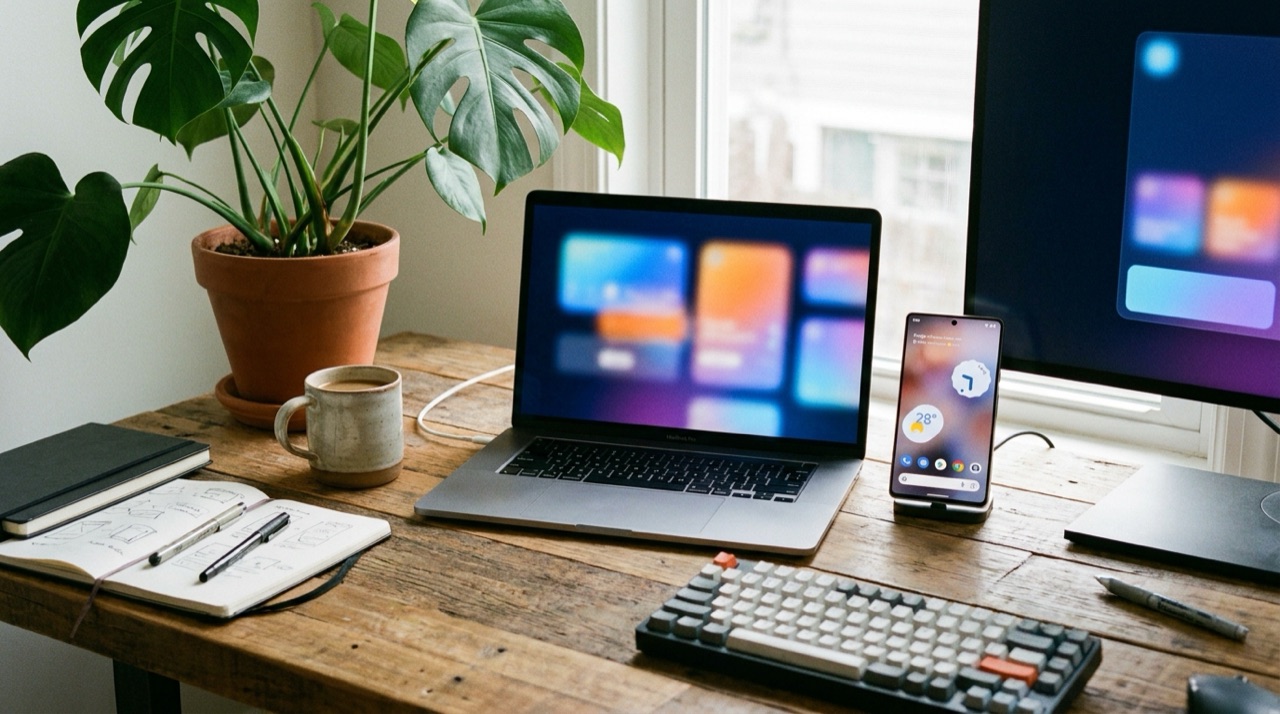 Ein Design- und Entwicklungs-Arbeitsplatz